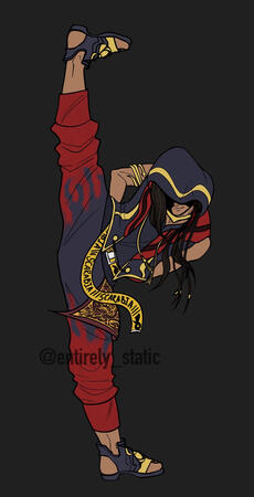 full body flat color